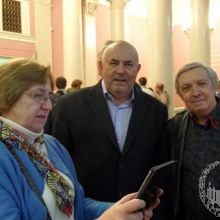 Зоя Савилова (1977-В), Борис Надеждин (1979-Е) и Сергей Гашков (1971-Д)